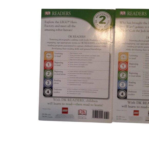 Lego Readers Level 2 Book Lot: Hero Factory Star Wars Phantom Menace & Ninjago A - Picture 4 of 6